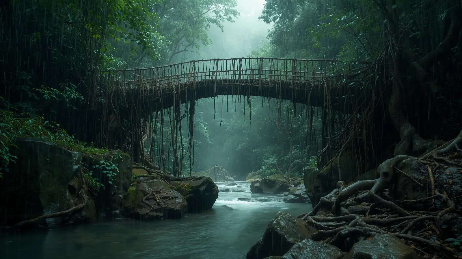 Meghalaya Living Root Bridges